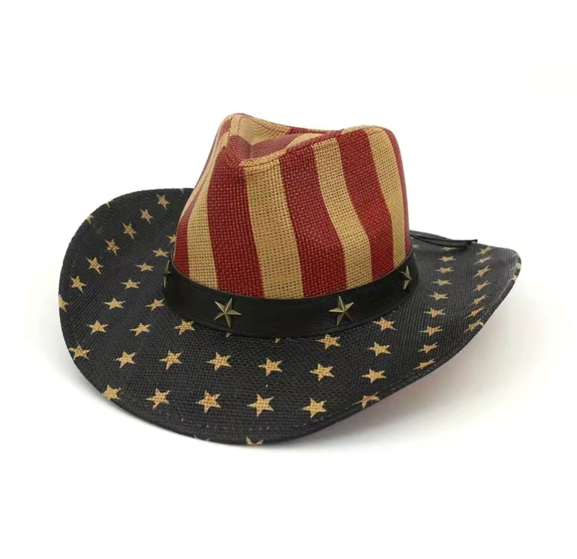 American Flag Patriotic Cowboy hat