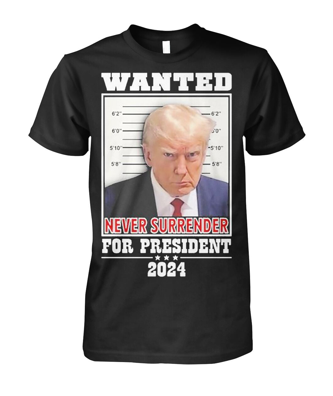 Trump 2024 Wanted for President Unisex Tshirt